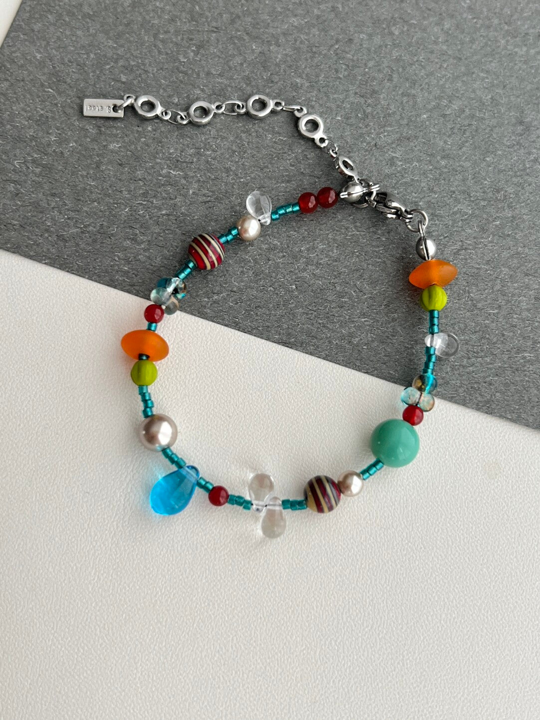 Colorful Summer Beaded Bracelet | Bracelet | Three Fleas
