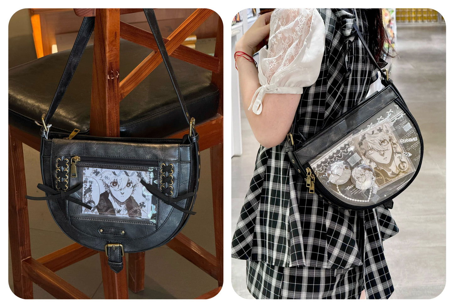 Cowboy Style Denim Saddle Ita Bag | Bag | Three Fleas