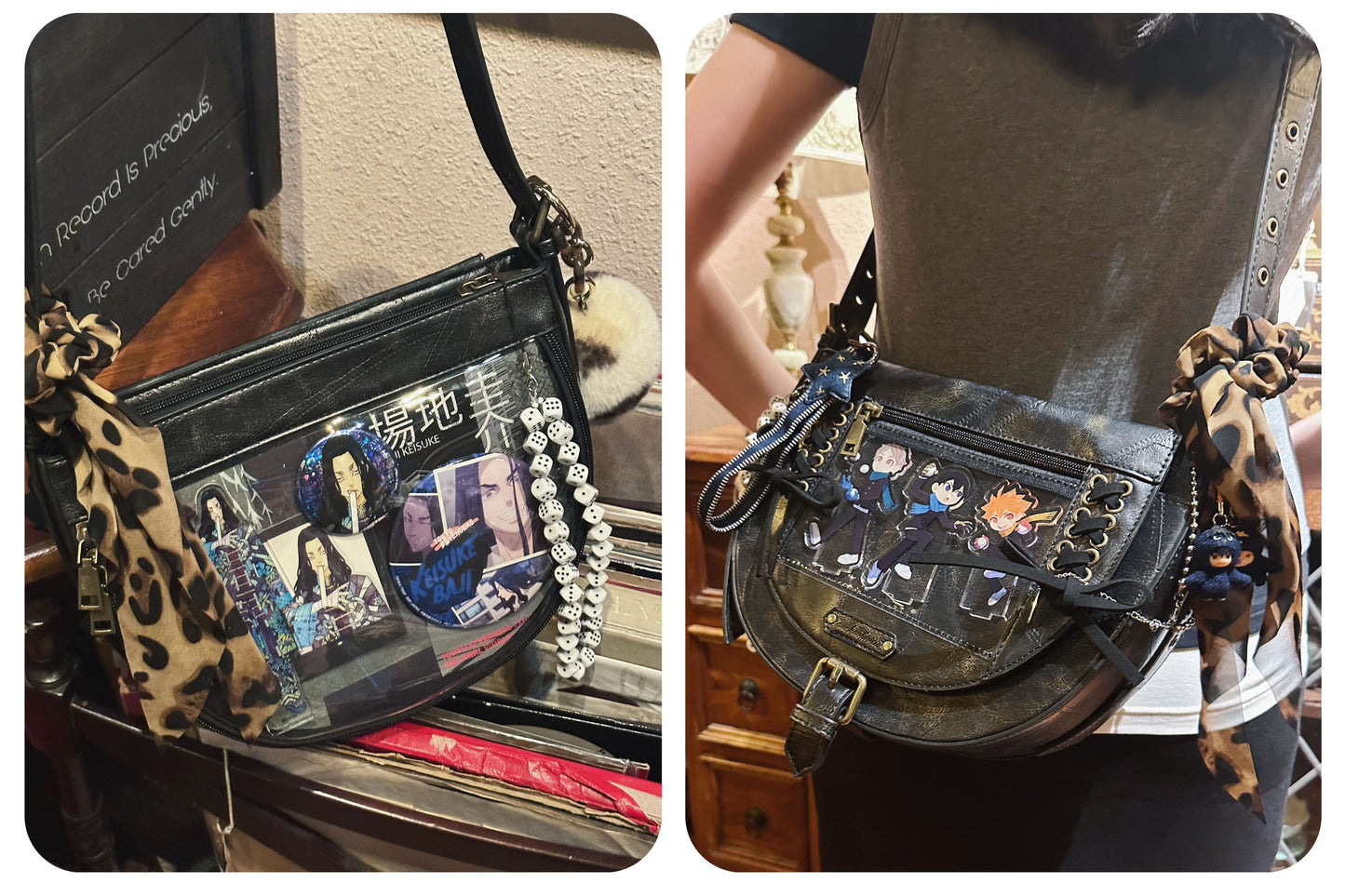 Cowboy Style Denim Saddle Ita Bag | Bag | Three Fleas
