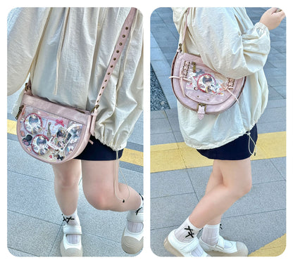 Cowboy Style Denim Saddle Ita Bag | Bag | Three Fleas