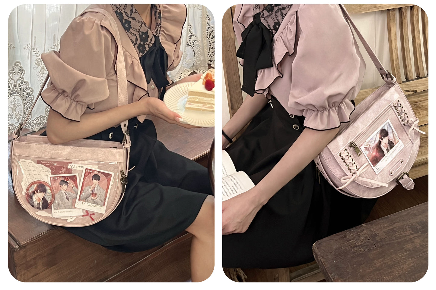 Cowboy Style Denim Saddle Ita Bag | Bag | Three Fleas
