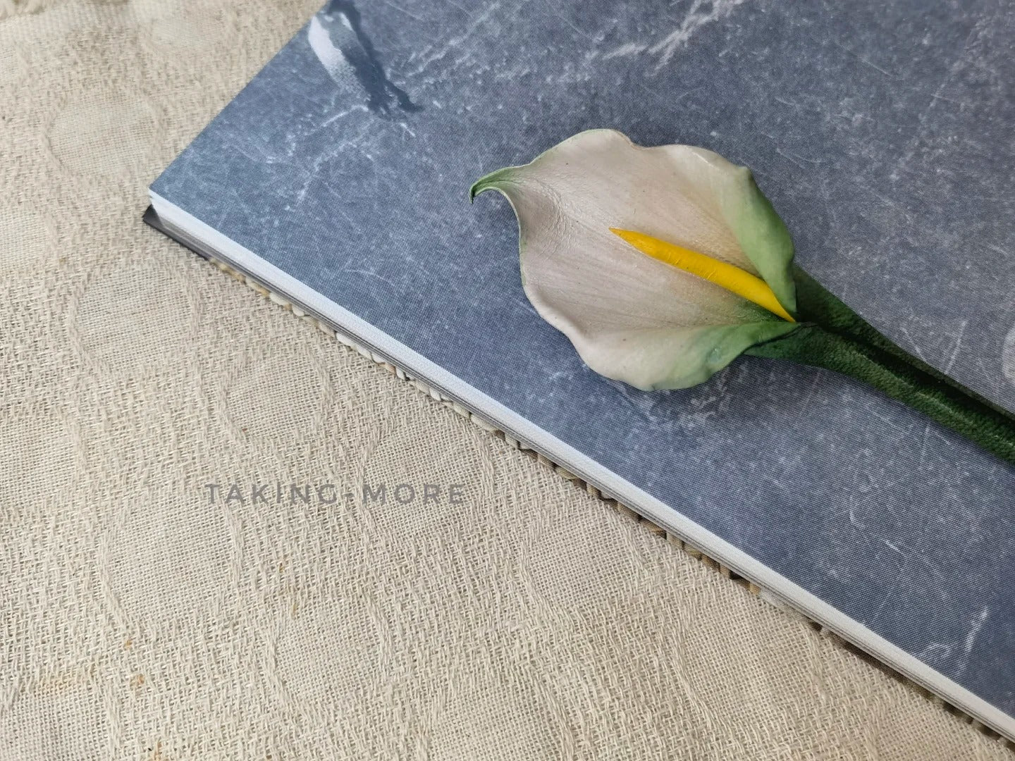 Cowhide Calla Lily Flower Earrings