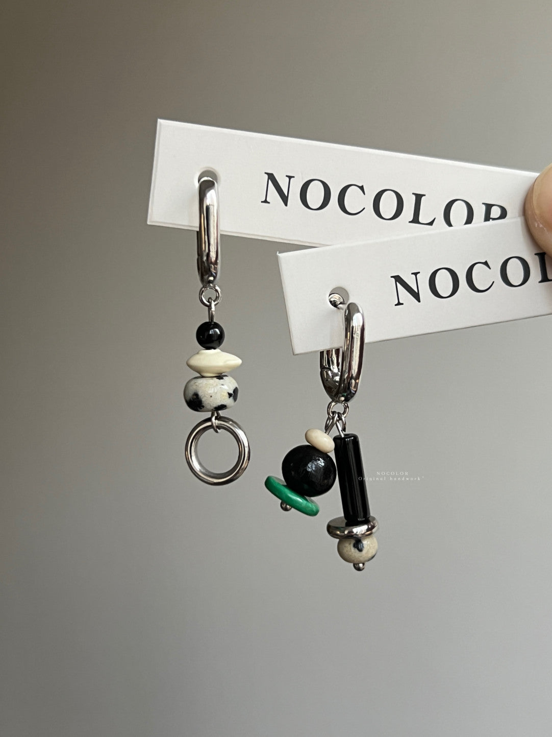 Cow on the Prairie Asymmetric Earrings