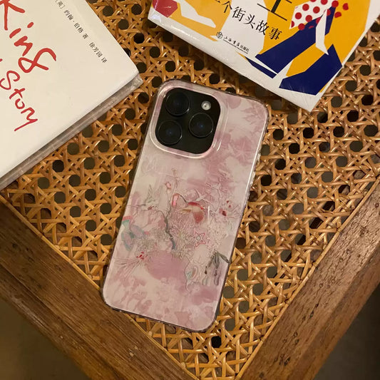 Crane Ripples Pink Dual Layer IMD Case