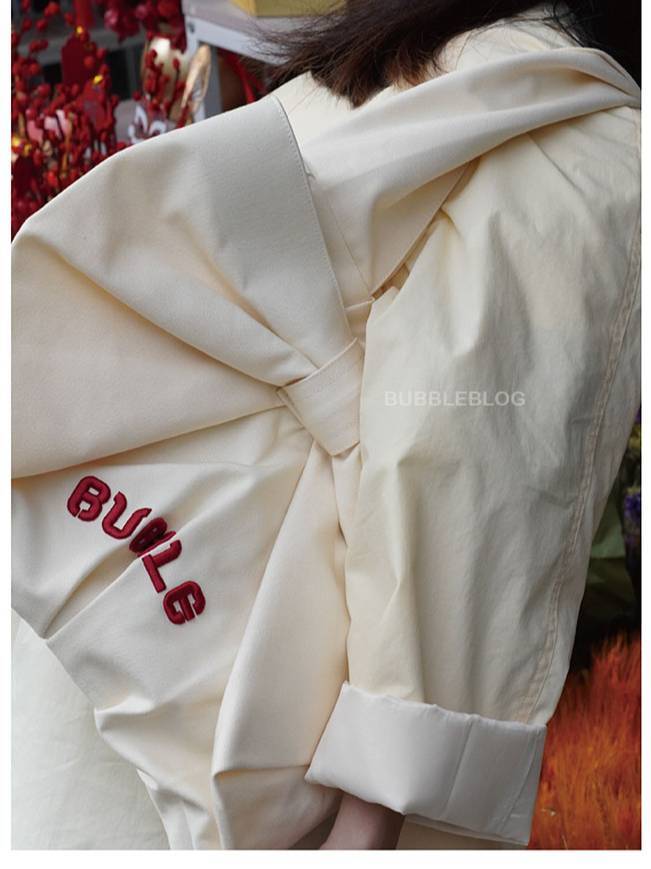 Cream Bow Shoulder Bag