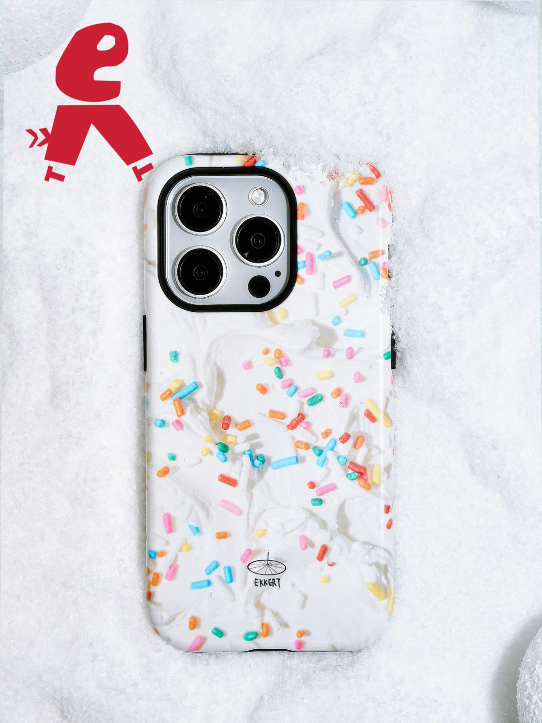 Cream Cake Printed Double Layer Phone Case