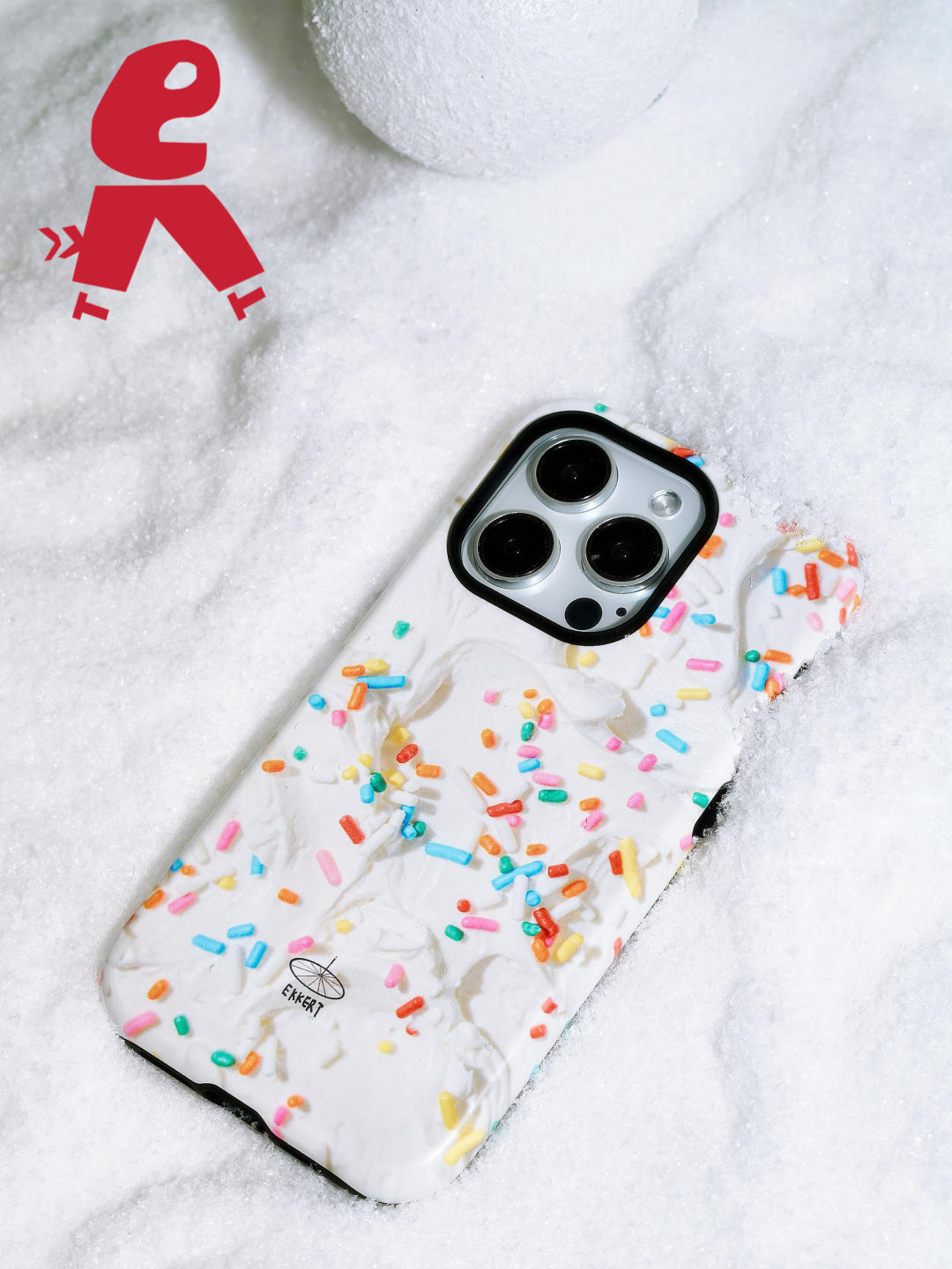 Cream Cake Printed Double Layer Phone Case