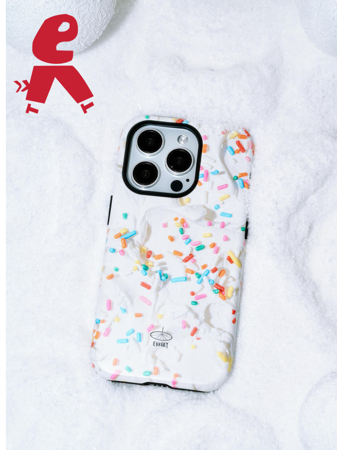 Cream Cake Printed Double Layer Phone Case