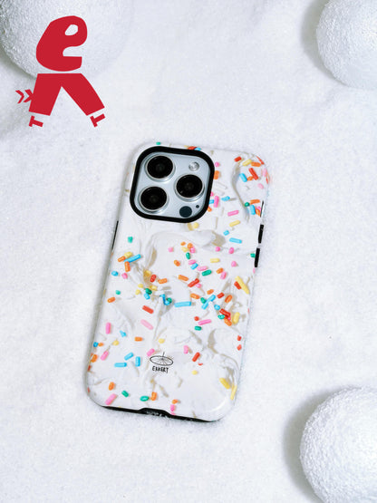 Cream Cake Printed Double Layer Phone Case