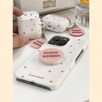 Cream Spots Printed Phone Case