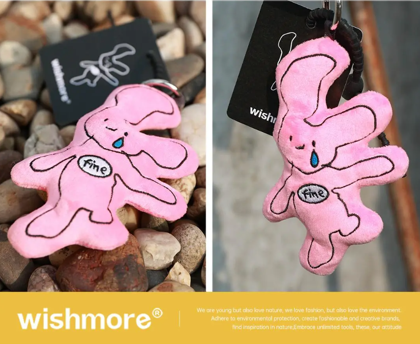 Crying Pink Rabbit Pendant | Home Decor | Three Fleas
