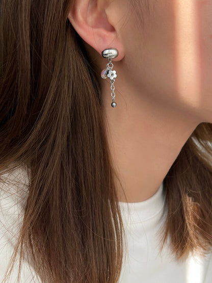 Crystal Butterfly Earrings | Earring | Three Fleas