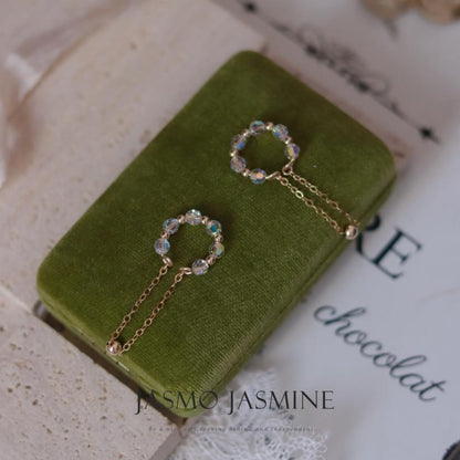 Crystal Dangle Conch Clip