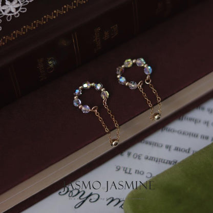Crystal Dangle Conch Clip