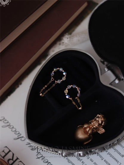 Crystal Dangle Conch Clip
