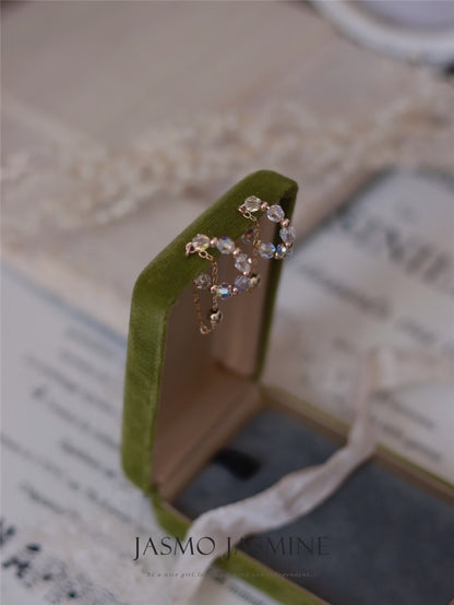Crystal Dangle Conch Clip