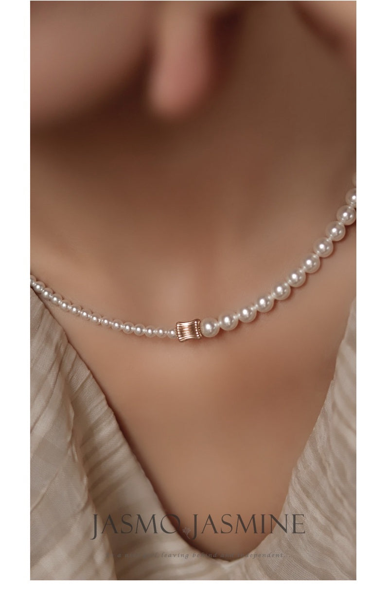 Crystal Pearl Necklace