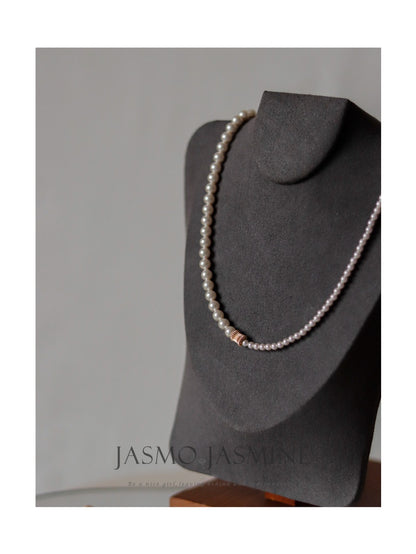 Crystal Pearl Necklace