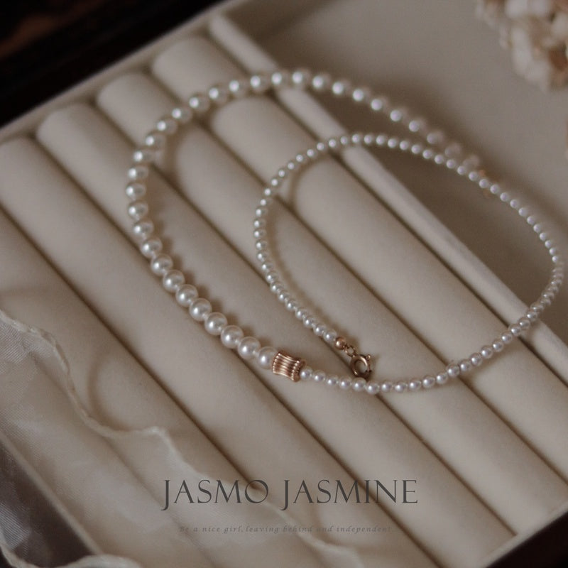 Crystal Pearl Necklace