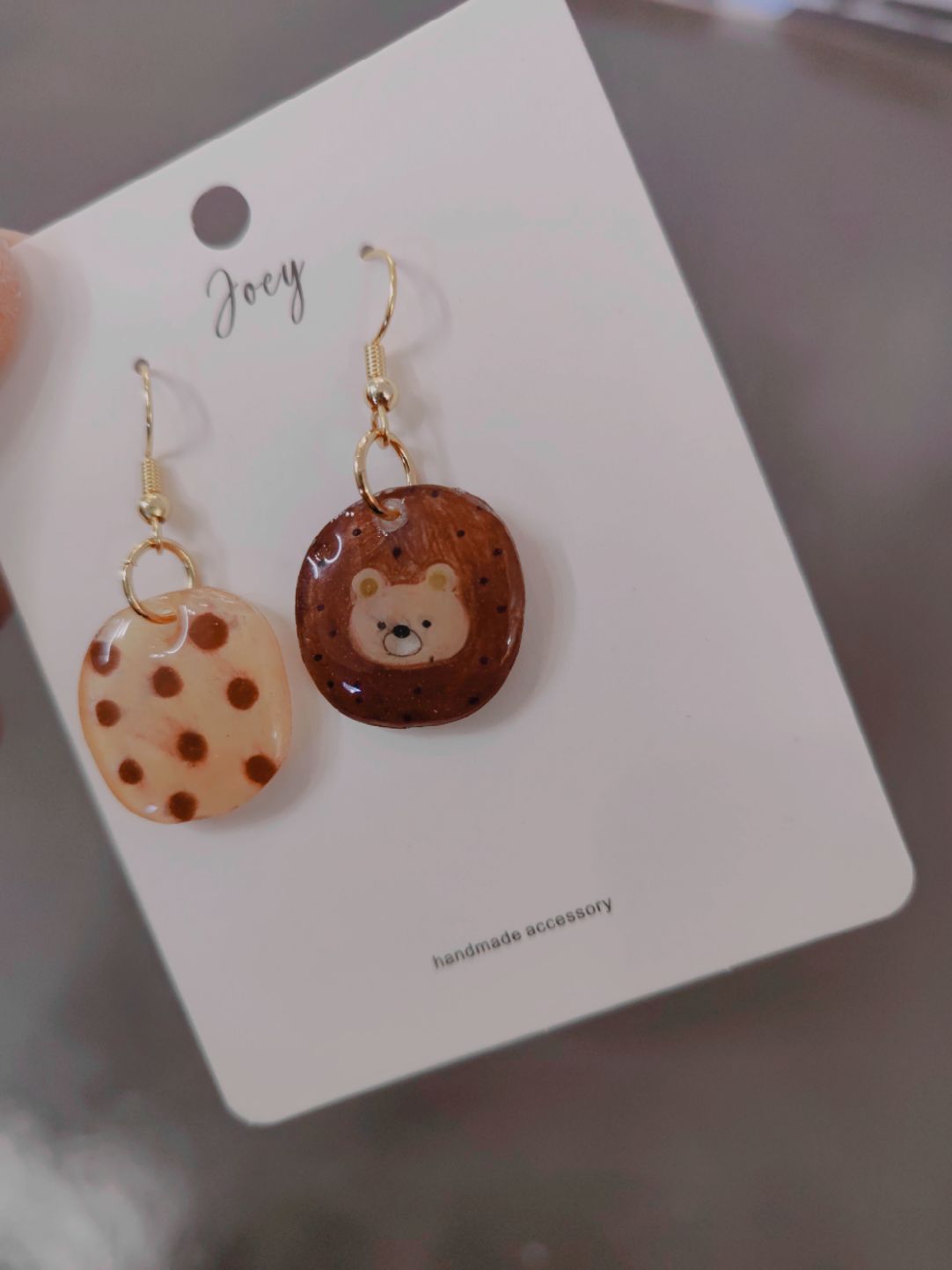 Cute Cartoon Handmade Shrink Plastic Earrings