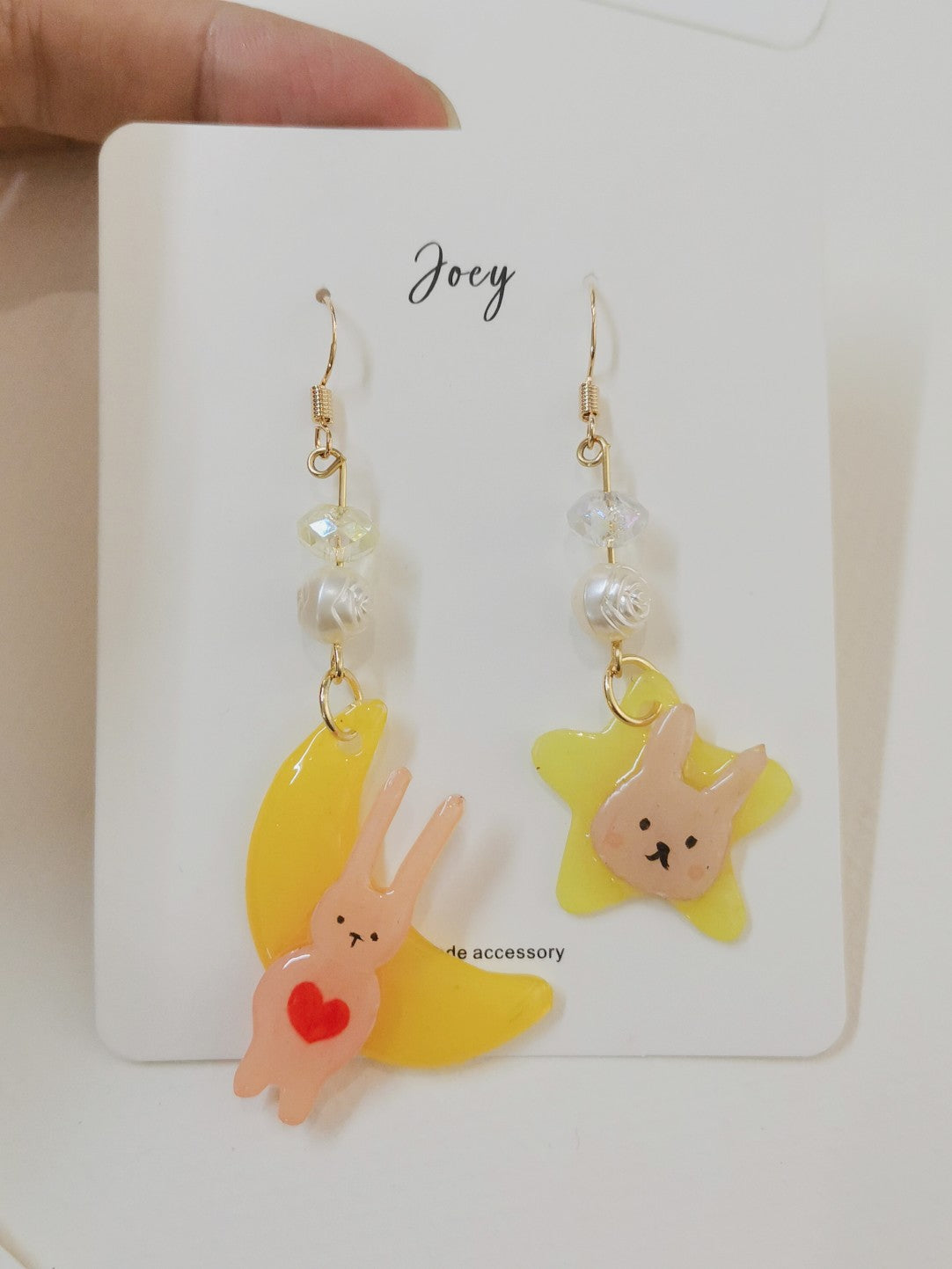 Cute Cartoon Handmade Shrink Plastic Earrings