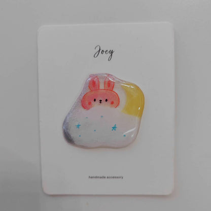 Cute Cartoon Shrink Plastic Brooch