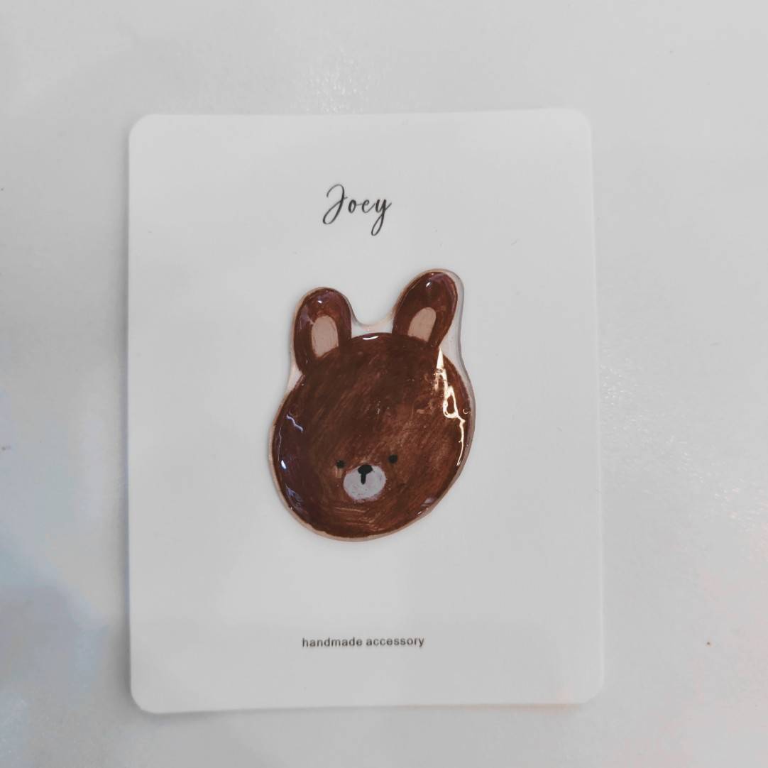 Cute Cartoon Shrink Plastic Brooch