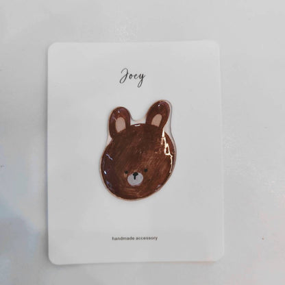 Cute Cartoon Shrink Plastic Brooch