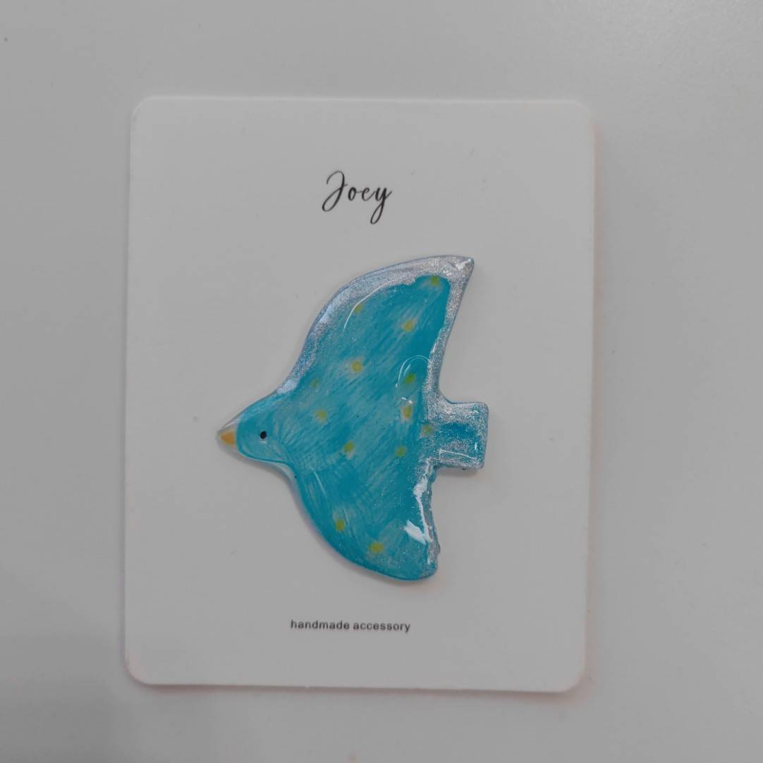 Cute Cartoon Shrink Plastic Brooch