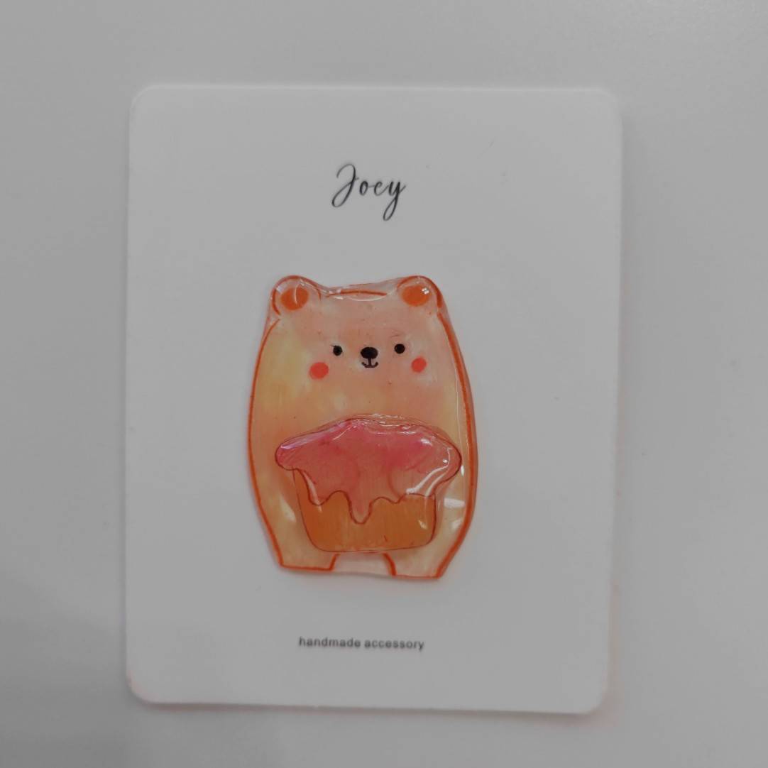 Cute Cartoon Shrink Plastic Brooch
