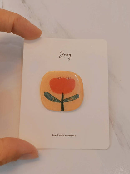 Cute Cartoon Shrink Plastic Brooch