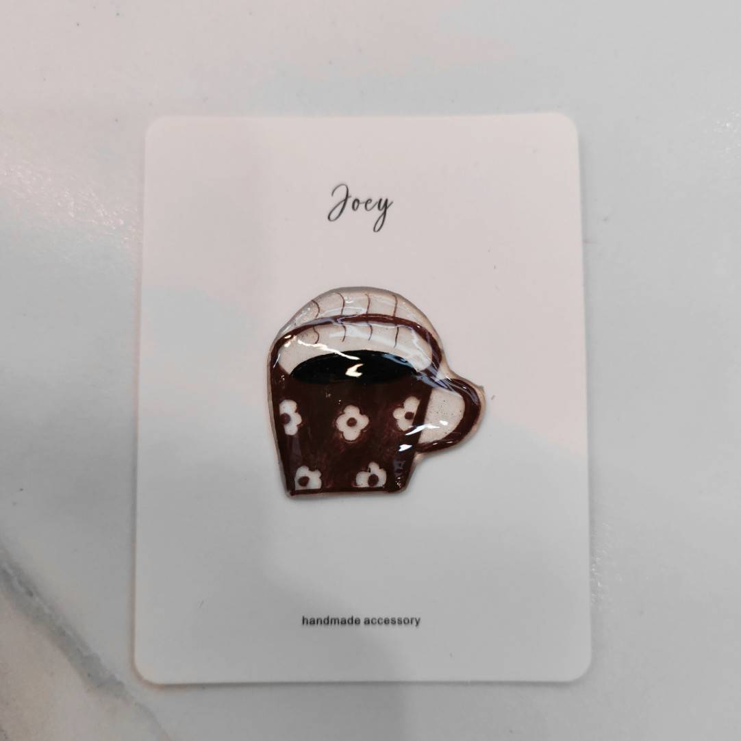 Cute Cartoon Shrink Plastic Brooch
