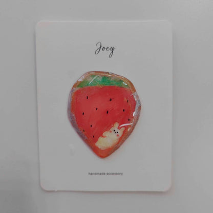 Cute Cartoon Shrink Plastic Brooch