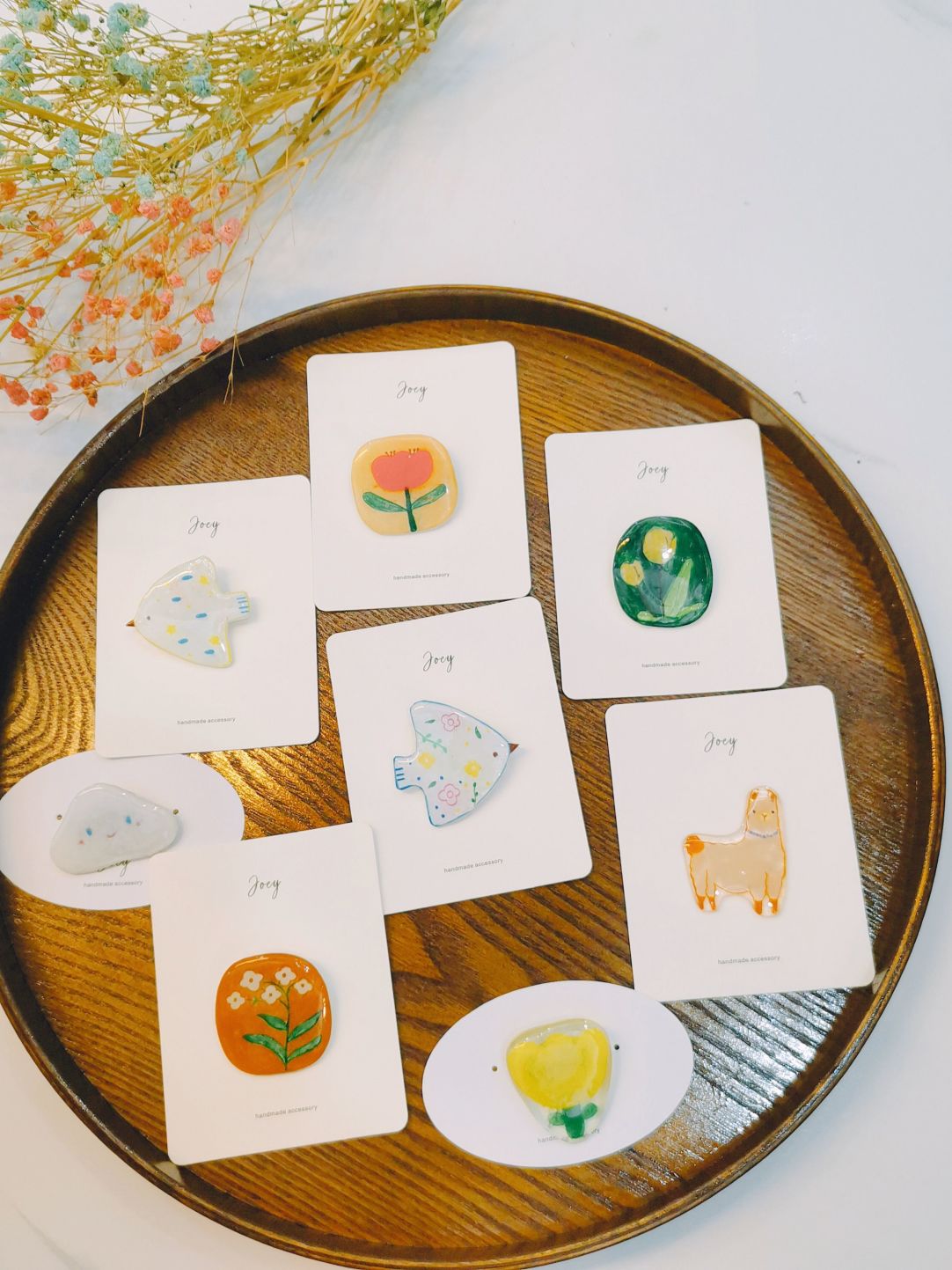 Cute Cartoon Shrink Plastic Brooch