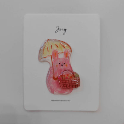 Cute Cartoon Shrink Plastic Brooch