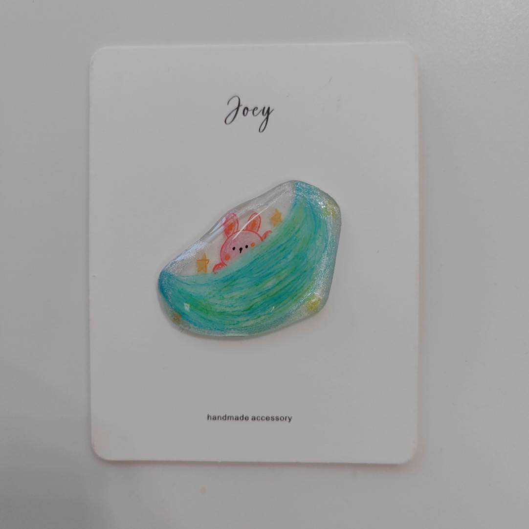 Cute Cartoon Shrink Plastic Brooch