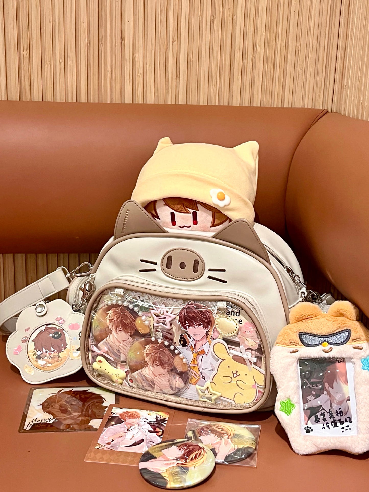 Cute Cat Ita Crossbody Bag