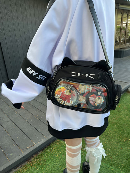 Cute Cat Ita Crossbody Bag
