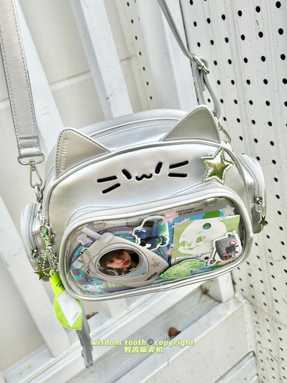 Cute Cat Ita Crossbody Bag