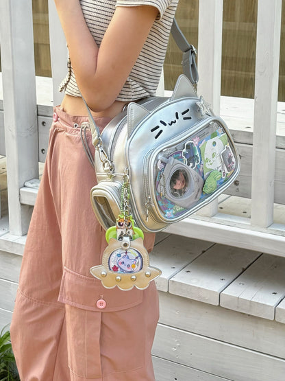 Cute Cat Ita Crossbody Bag