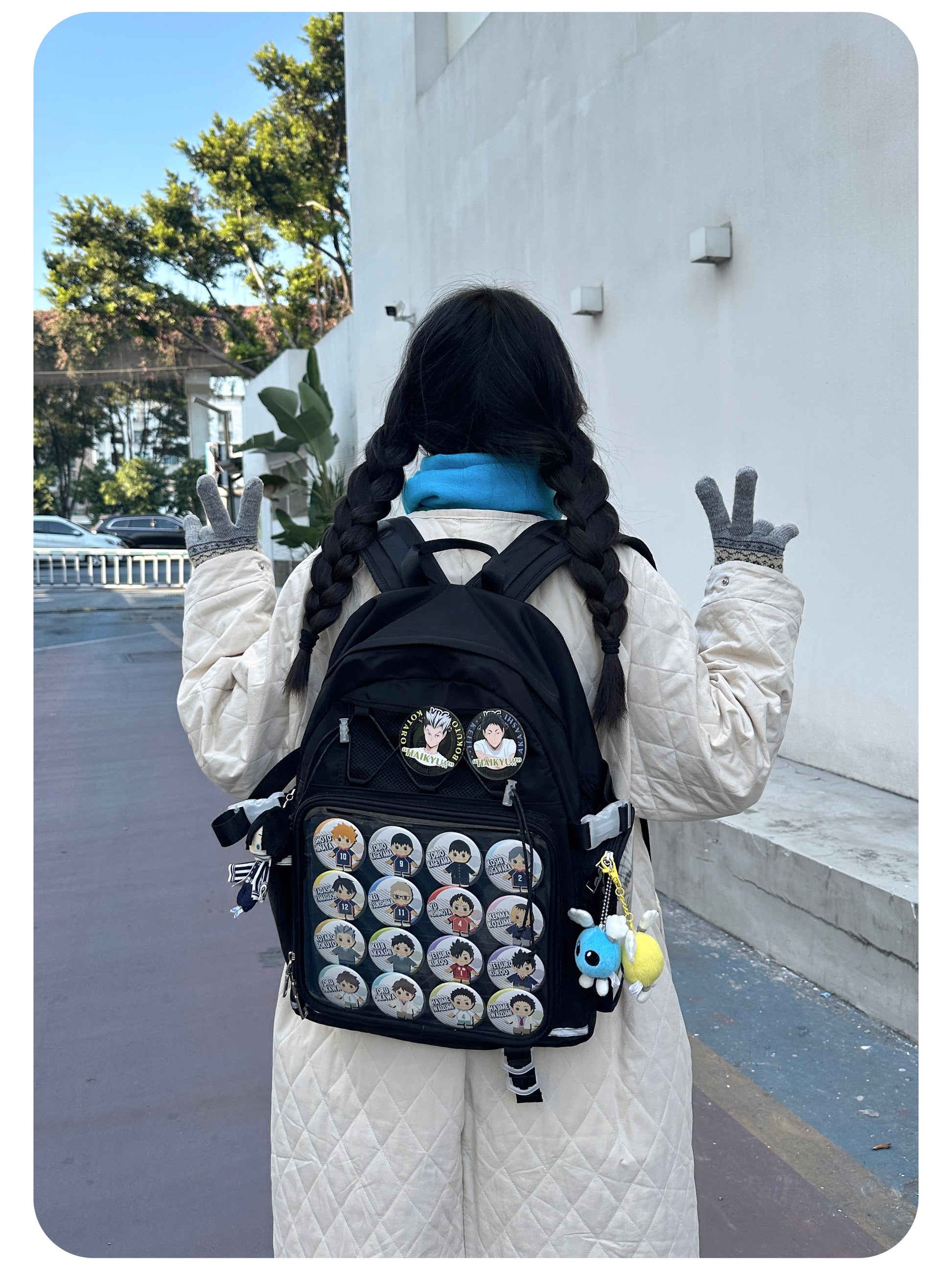 Cute Large Ita Backpack | Bag | Three Fleas