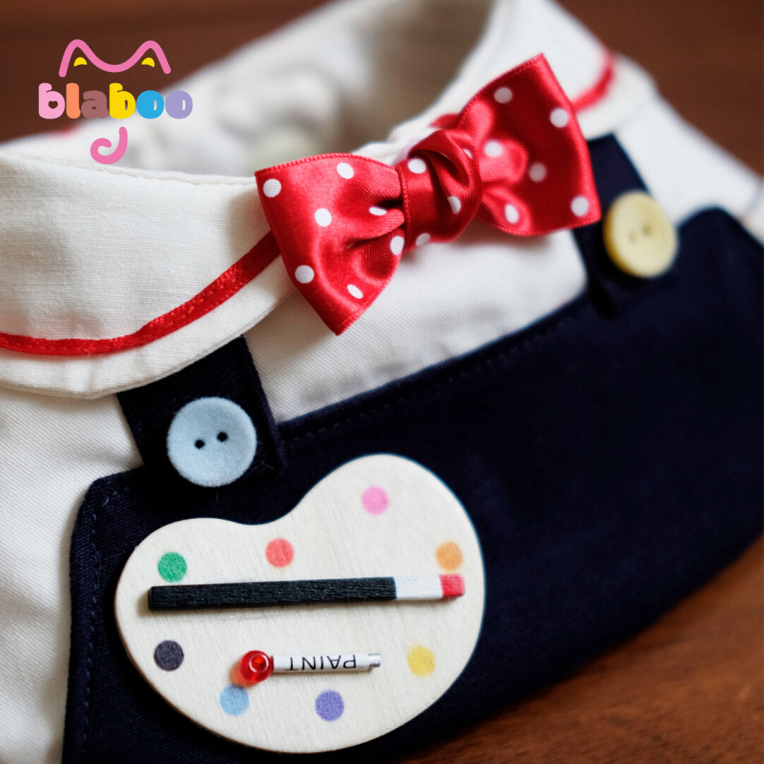 Cute Little Artist Pet Bib