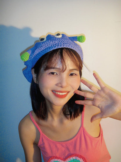 Cute Monster Handmade Crochet Hat