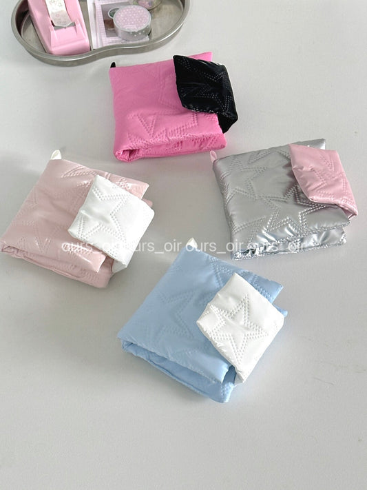 Cute Star Puff Card Organizer