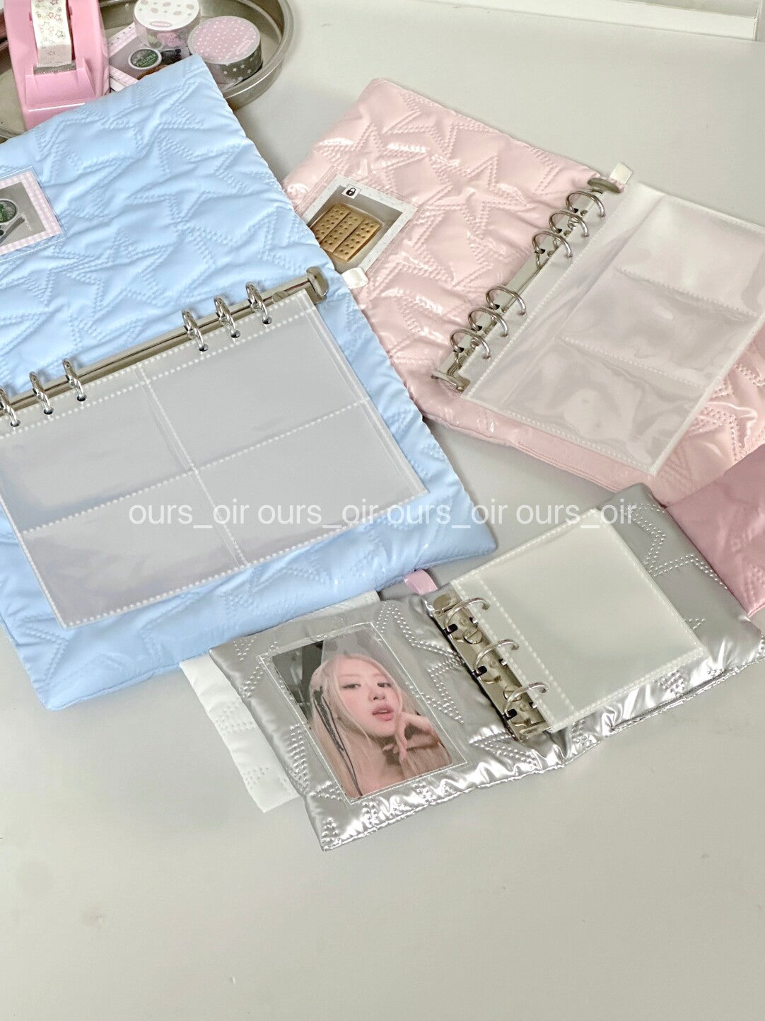 Cute Star Puff Card Organizer