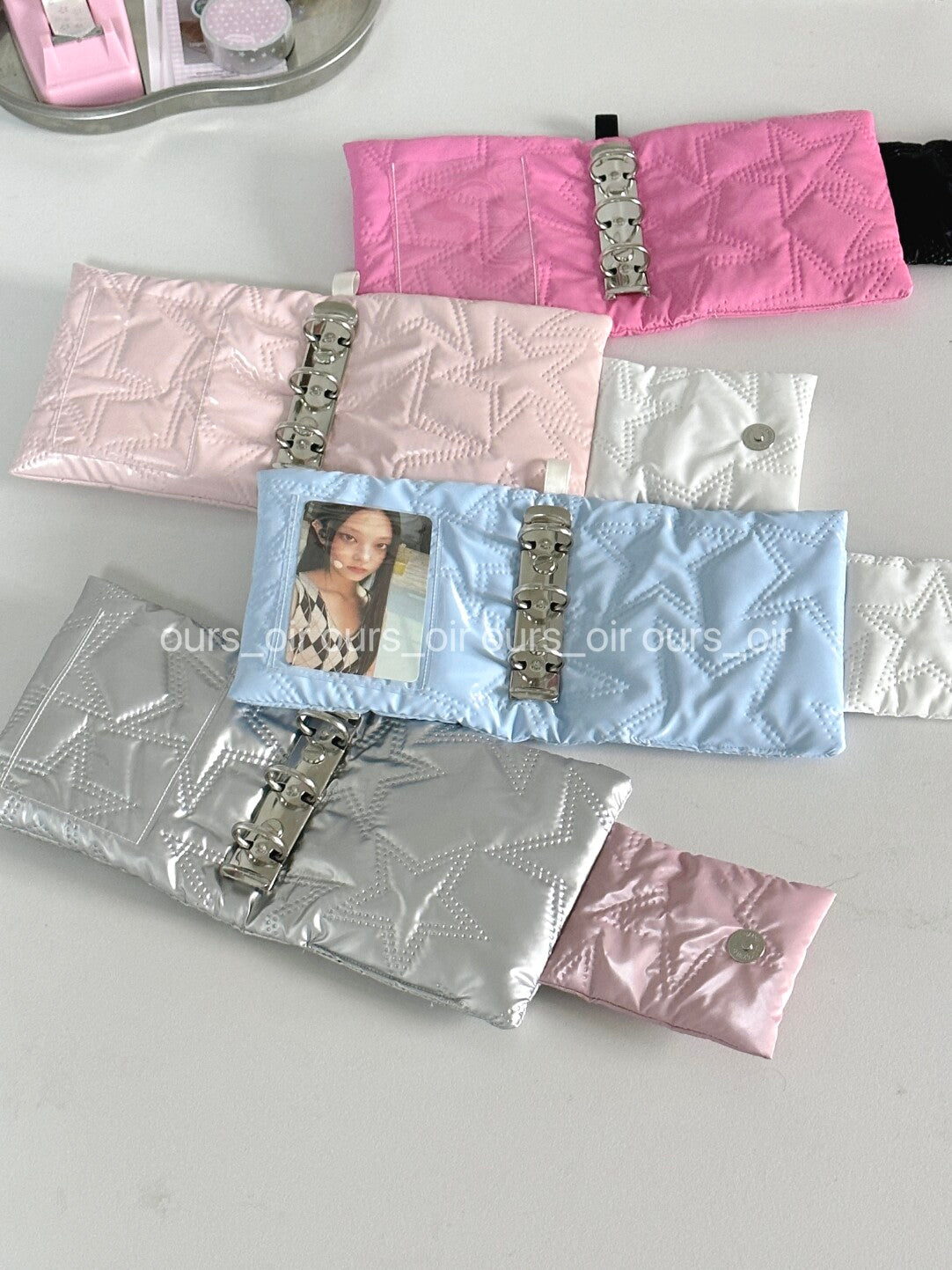 Cute Star Puff Card Organizer