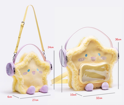 Cute Yellow Star Shaped Ita Backpack