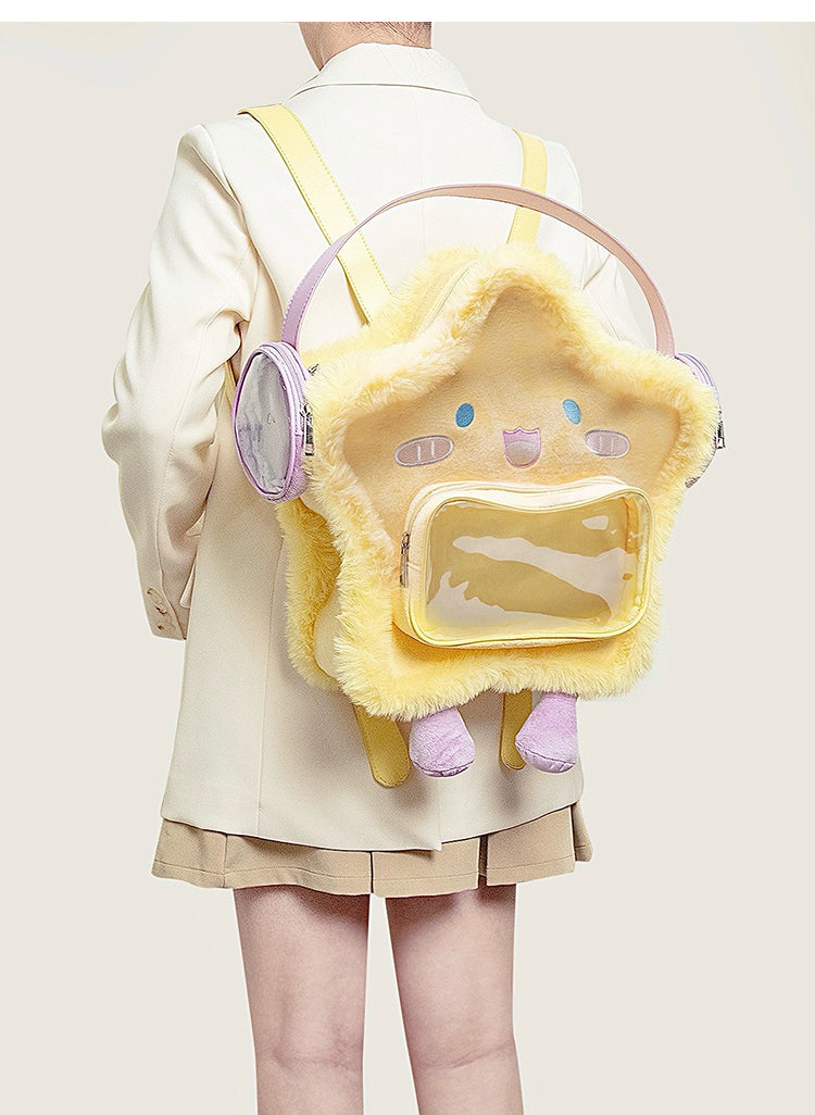 Cute Yellow Star Shaped Ita Backpack
