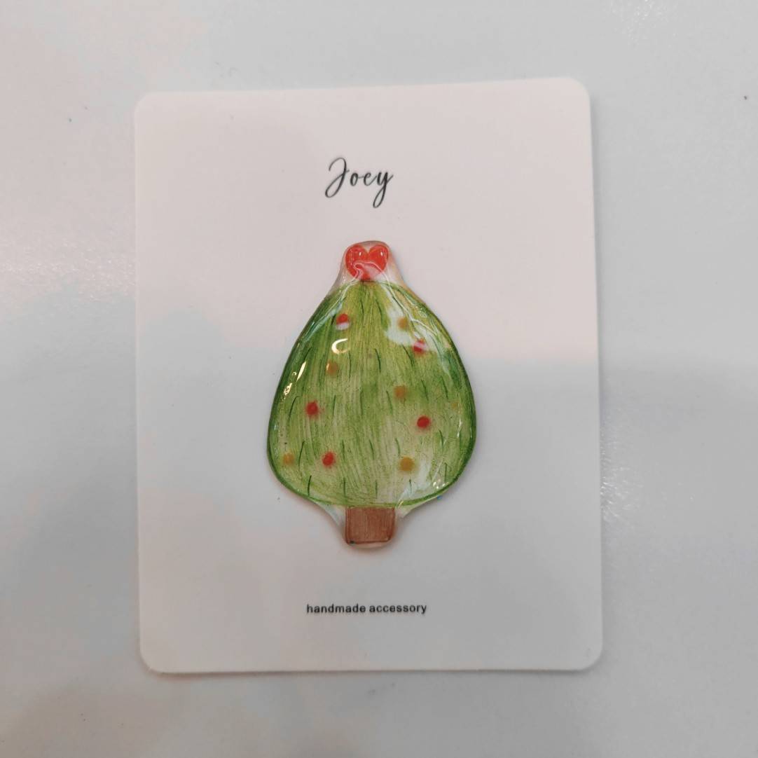 Cute Cartoon Shrink Plastic Brooch