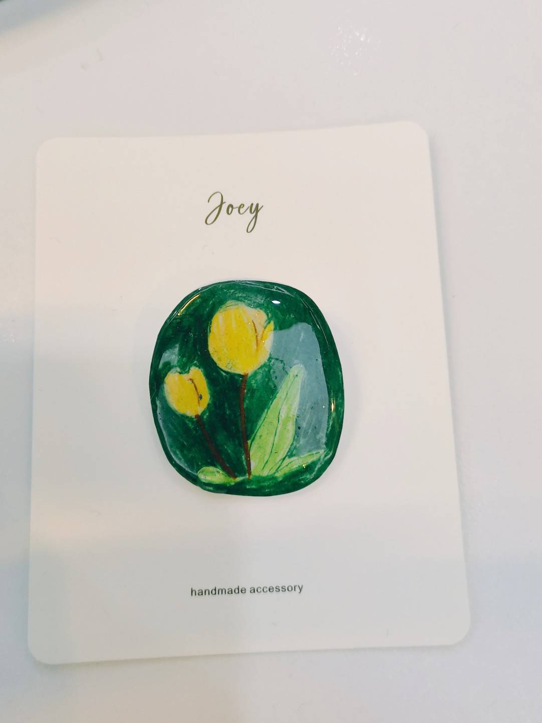 Cute Cartoon Shrink Plastic Brooch